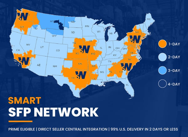 SFP Warehouse Network Social Graphic - 6 Locations