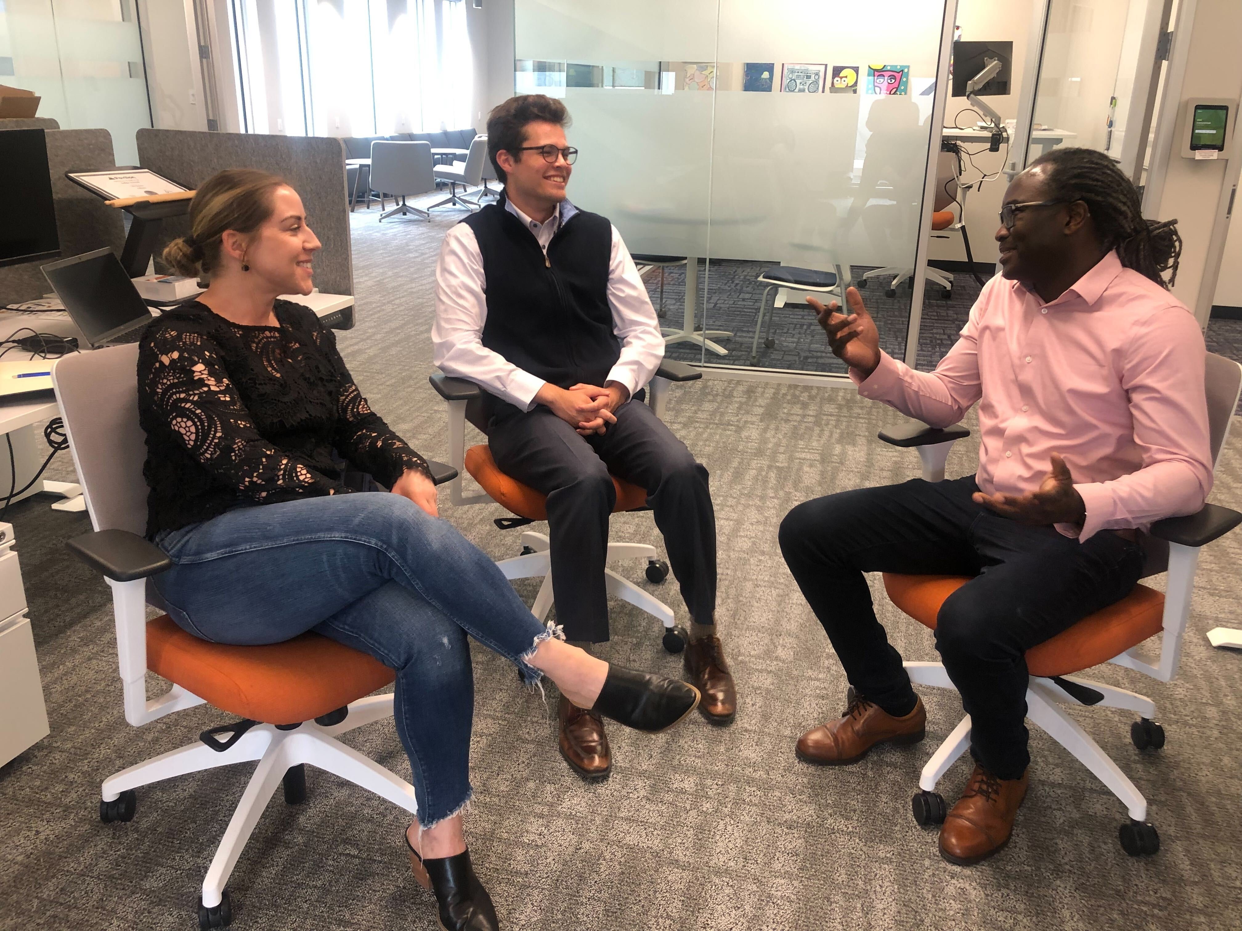 Learie Hercules Discussing Diversity and Inclusion with His Team - Smart Warehousing