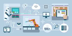 Automation in Logistics Illustration - Smart Warehousing
