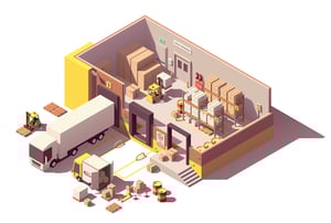Using a 3PL for Cross-Docking Illustration - Smart Warehousing