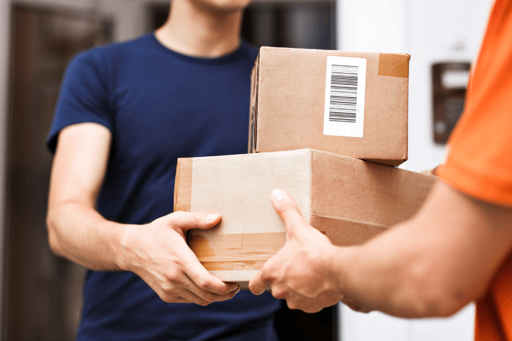 Person Delivering Parcels - Smart Warehousing