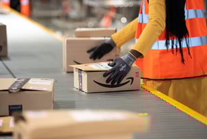 Amazon Packages at Warehouse - Smart Warehousing