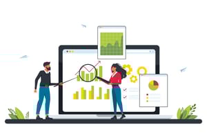 animated demand planning on computer | Smart Warehousing