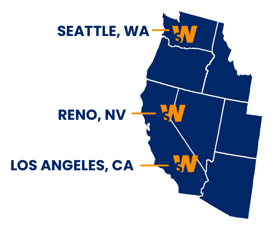 Smart Warehousing Map Blue & Orange 2024 - West Coast Smart Warehousing Map Blue & Orange 2024 - West Coast